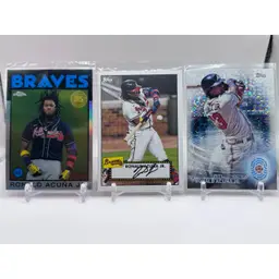 MBB #22 Ronald Acuna Jr. Insert Lot (3 cards)