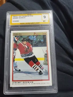 1990-91 OPC Premiere Jeremy Roenick #100 PCG 9
