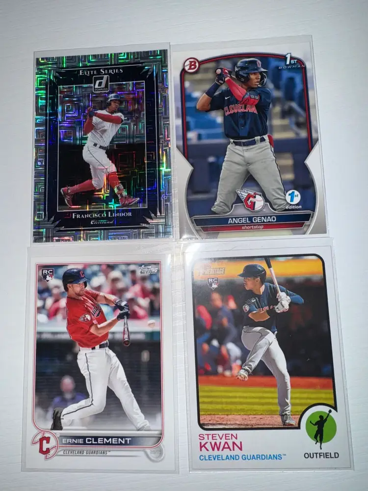 Cleveland Guardians 4 Card Lot