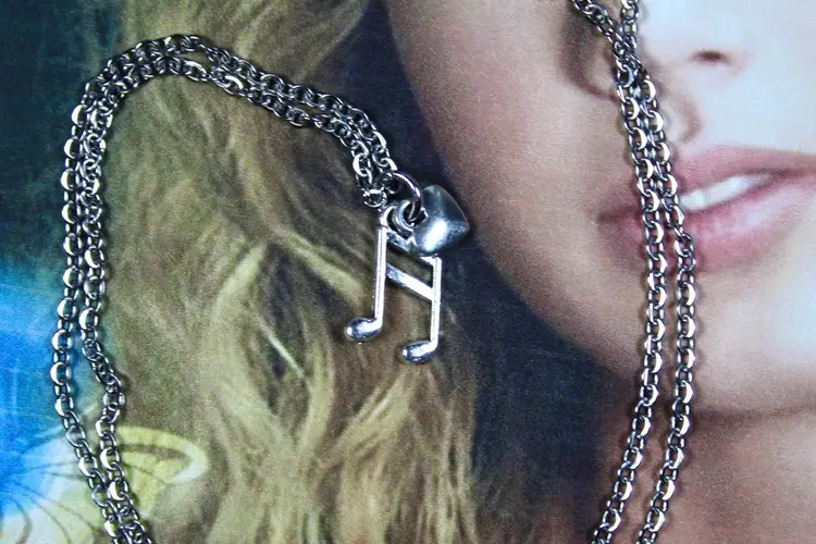 OUR SONG Taylor Swift Debut Silver Charm Necklace