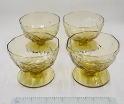 Set of 4 Vintage Champagne Glass Dessert Cups