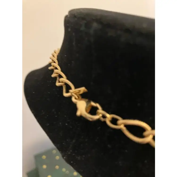 Vintage Monet Gold Tone Necklace, Signed