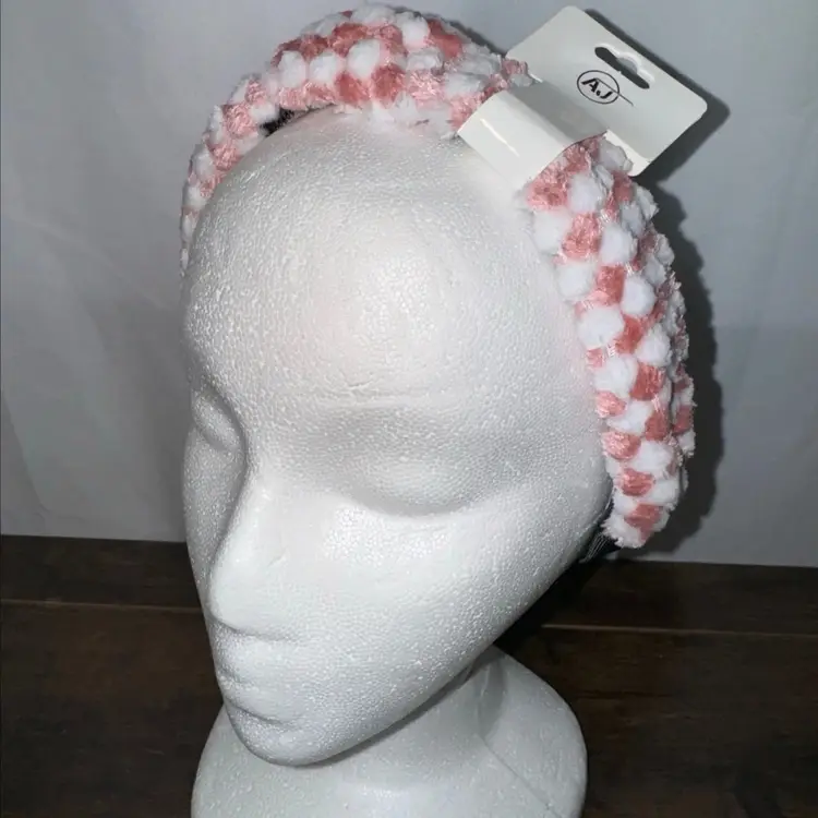 Pink Fuzzy Headband New