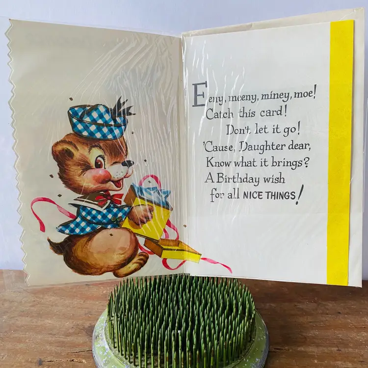 New Old Stock Dear Daughter Birthday Card