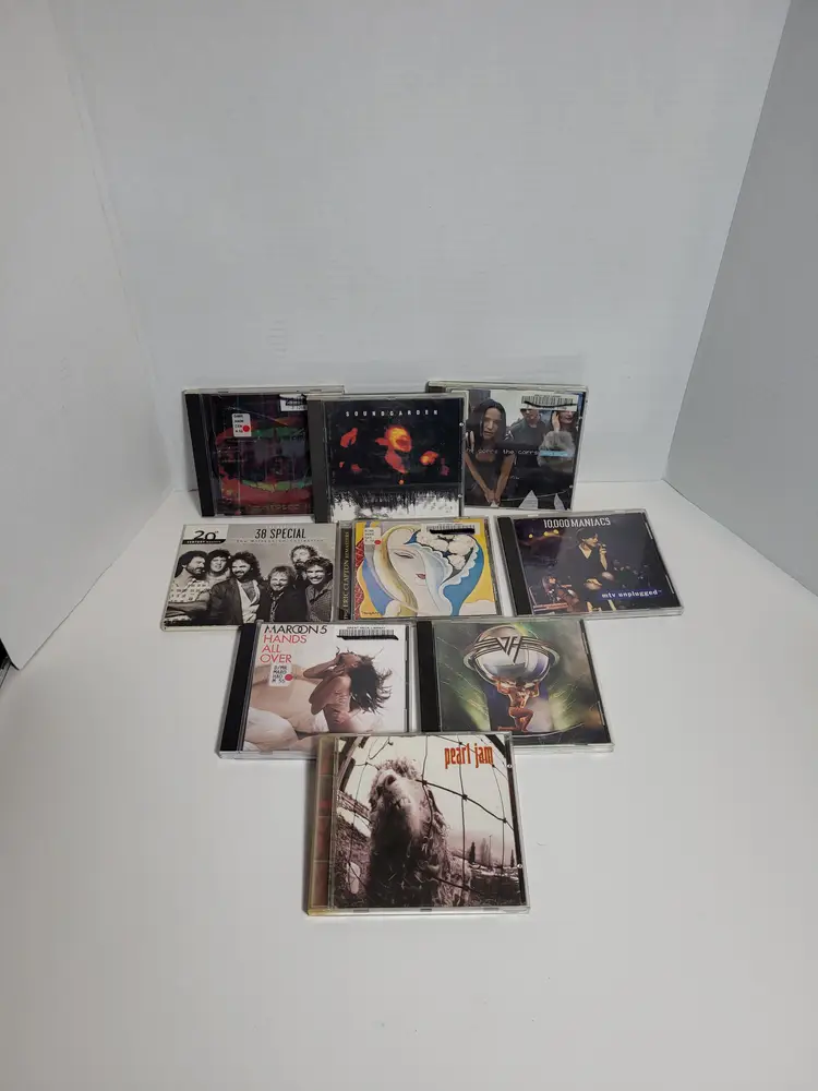 Lot of 9 Mixed Grunge & Rock Cd's See Description