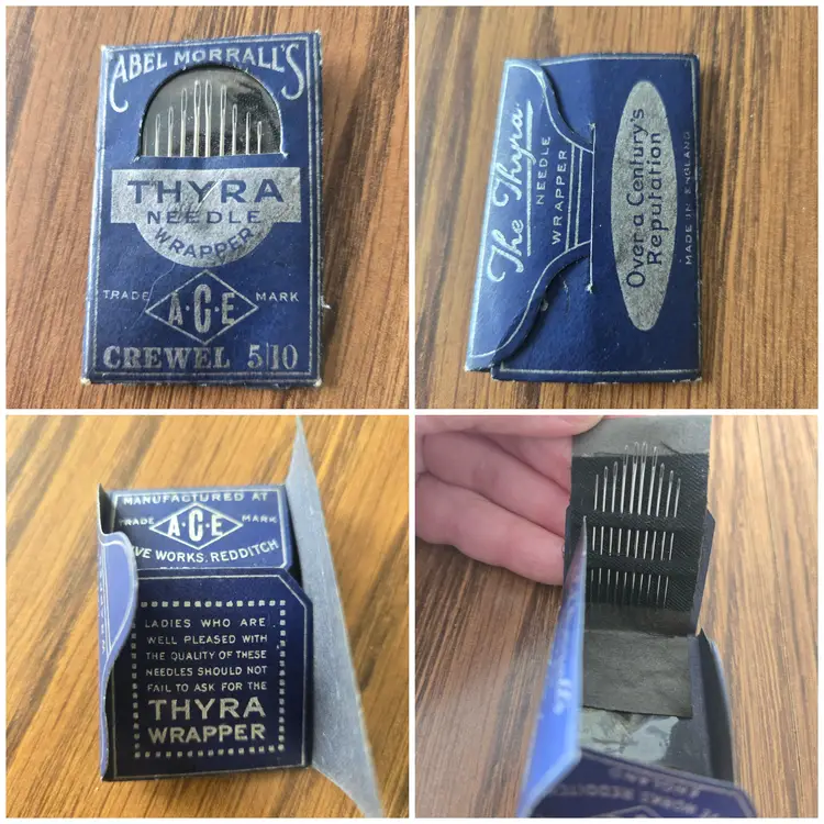Lot of 4 VTG Abel Morrall's, Sew-Easy, Green Oak x2, Sewing Needles Plz Read!