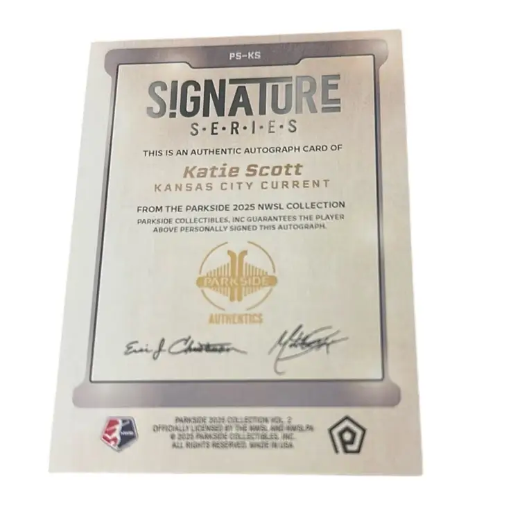 Katie Scott 2025 Parkside NWSL Vol. 2 Signature Series RC