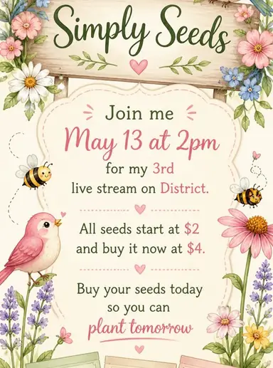 Love Me Some Seeds….flower seed livesteam #3