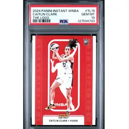 2024 Panini Instant Caitlin Clark The Logo RC Rookie Card PSA 10 Indiana Fever