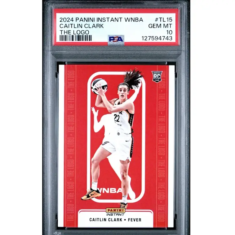 2024 Panini Instant Caitlin Clark The Logo RC Rookie Card PSA 10 Indiana Fever