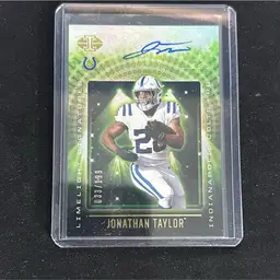 2021 Panini Illusions Limelight Signatures Auto Jonathan Taylor /199