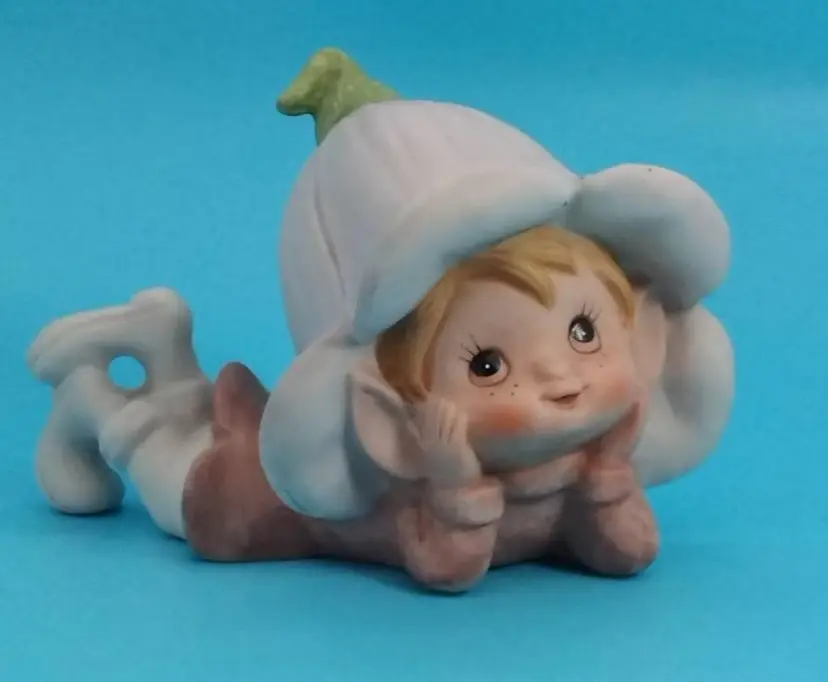 Vintage Flower Elf Figurine
