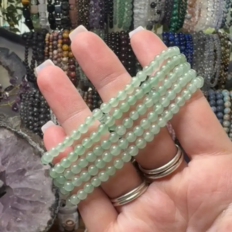 Green Aventurine 4mm Bracelet made to order
