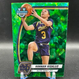 Hannah Hidalgo Green /65 2024 Bowman U Chrome Sapphire Color Match Notre Dame