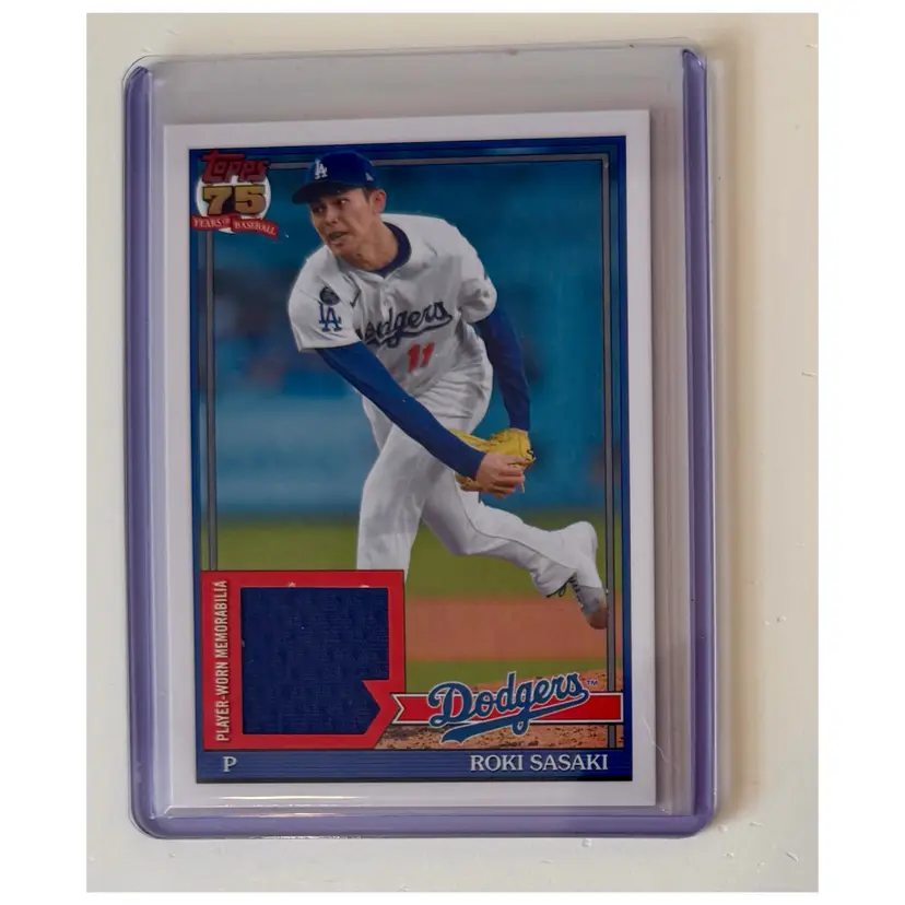 Roki Sasaki 1991 Topps Relic Los Angeles Dodgers