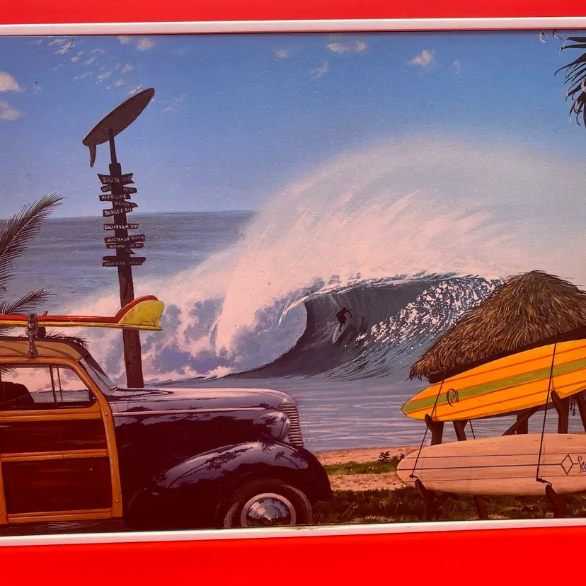 Break Time By Scott Westmoreland Wooden Wall Hanging Art - 16.5"x12.5"