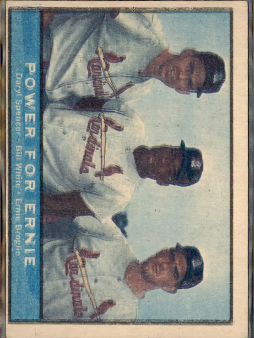 1961 Topps #451 Power For Ernie - ( pk2 ) - St. Louis Cardinals