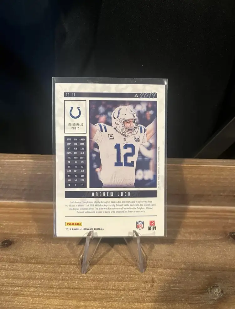 2019 Panini Luminance #88 Andrew Luck Pink SSP /5