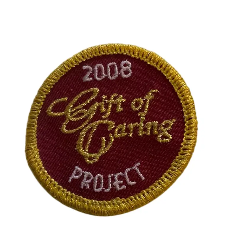 Vintage Scouting Fun Patch : Girl Scout Of The Rio Grande Council - Gift Of Caring Project 2008