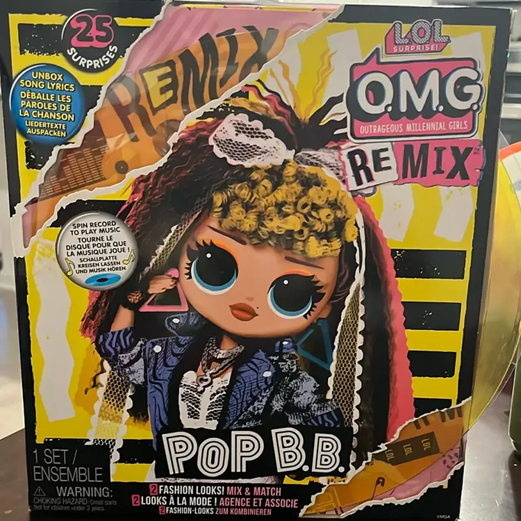 LOL Surprise OMG Remix Pop B.B. Fashion Doll 25 Surprises New In Box Sealed