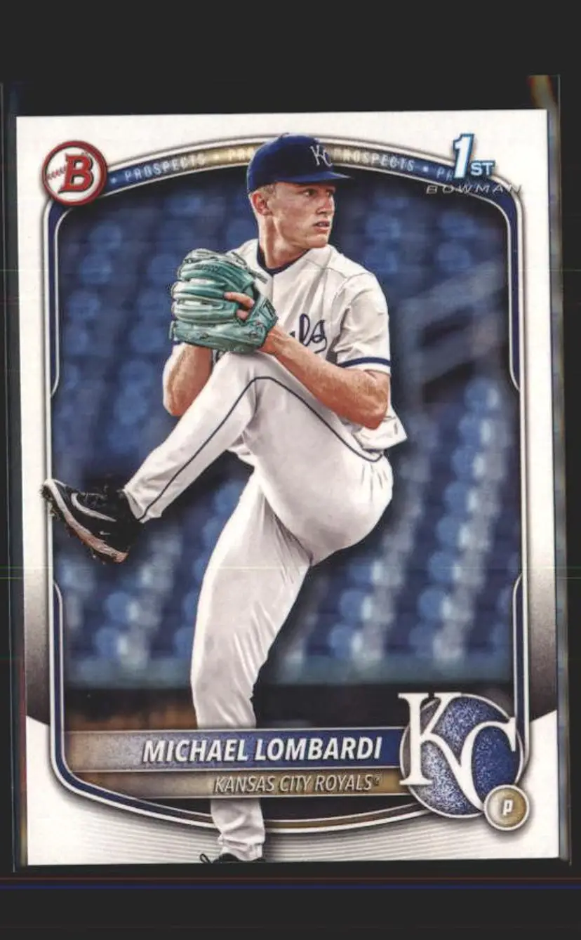2025 Bowman Draft #BD-118 Michael Lombardi - (137) - Kansas City Royals