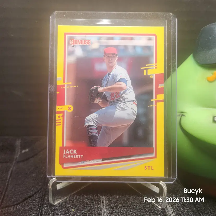 2020 Donruss Yellow - Jack Flaherty St. Louis Cardinals