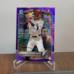 Pedro Catuy (Arizona Diamondbacks) 2025 Bowman Chrome 1st Bowman Purple /250