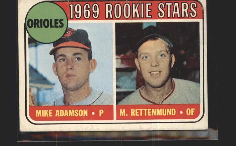 Orioles Rookie Stars (Mike Adamson / Merv Rettenmund) 1969 Topps #66 - (140) - Baltimore Orioles