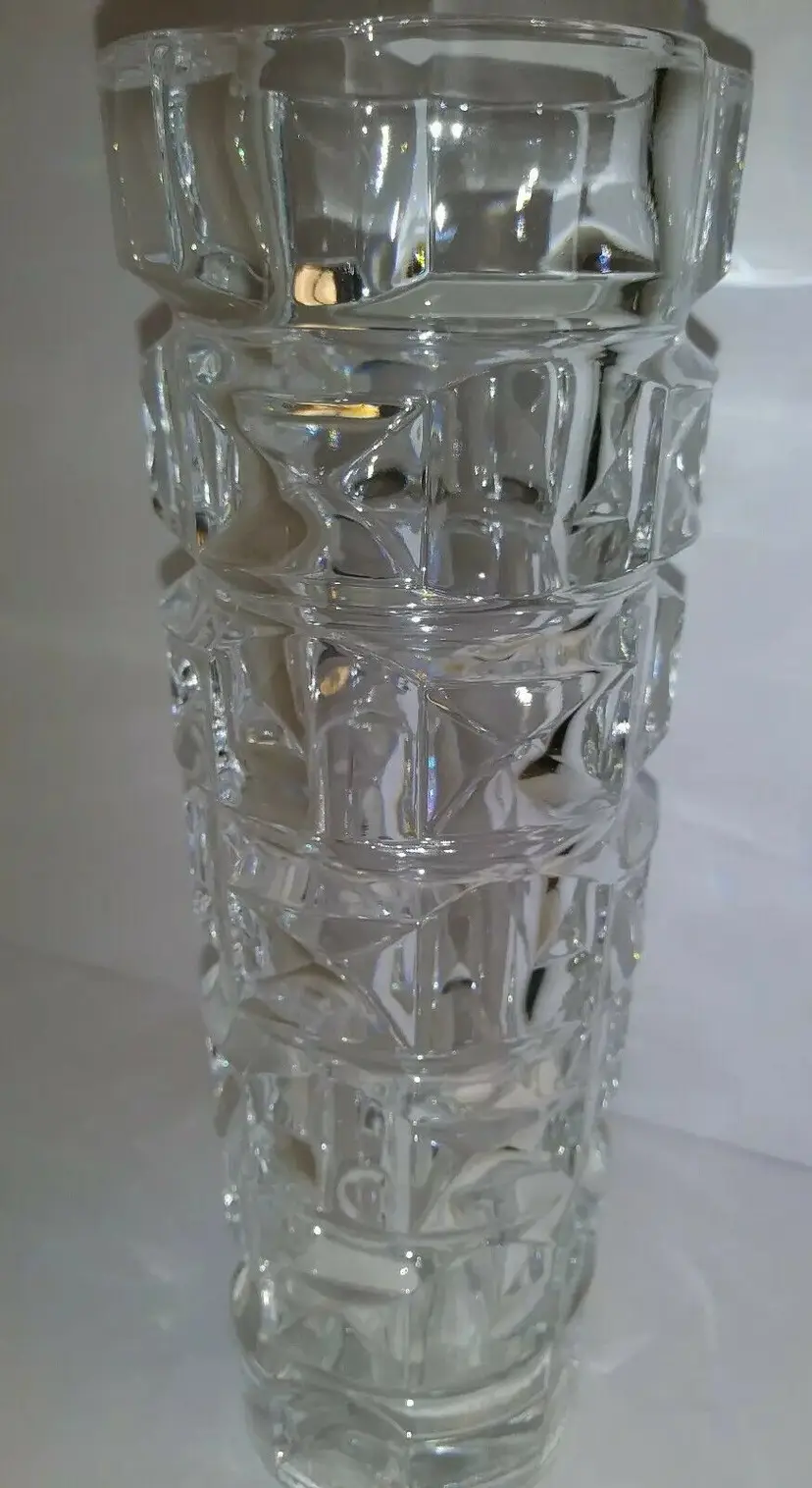 Crystal Hand Cut Lead Glass Vase