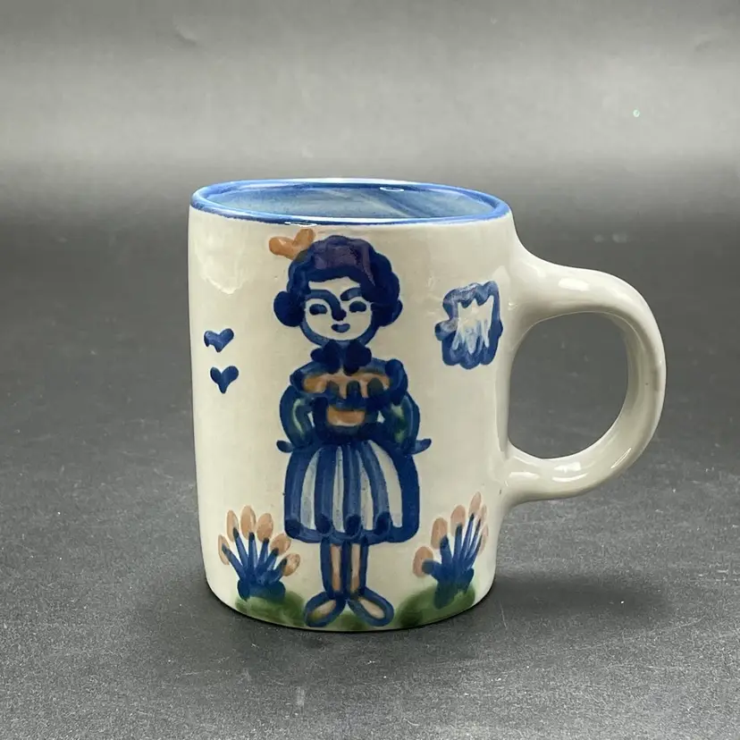 M.A. Hadley Pottery The End Mug Farm Farmer's Wife Daughter Vintage Handmade