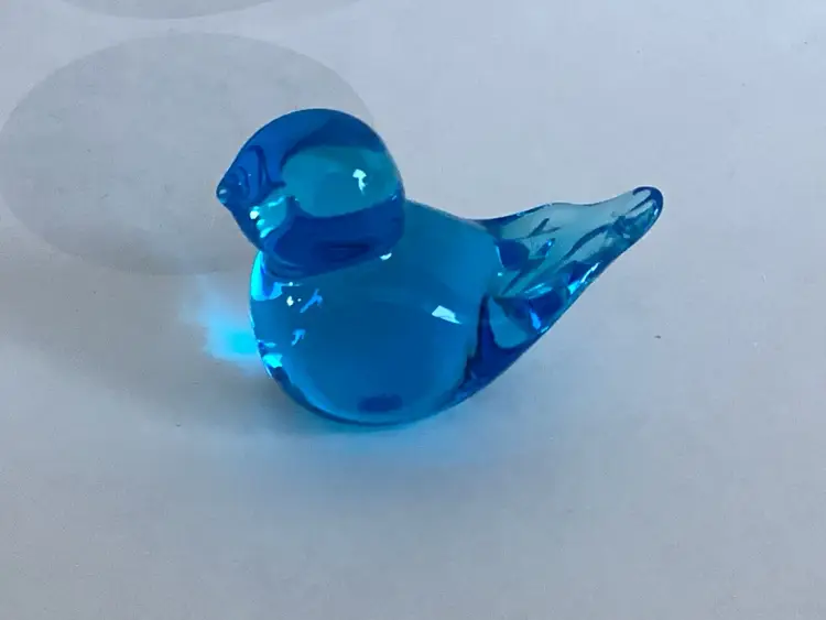 3233-Vintage Tiny Bluebird Of Happiness, Signed GC, 1992, 1.25 X 1.5”