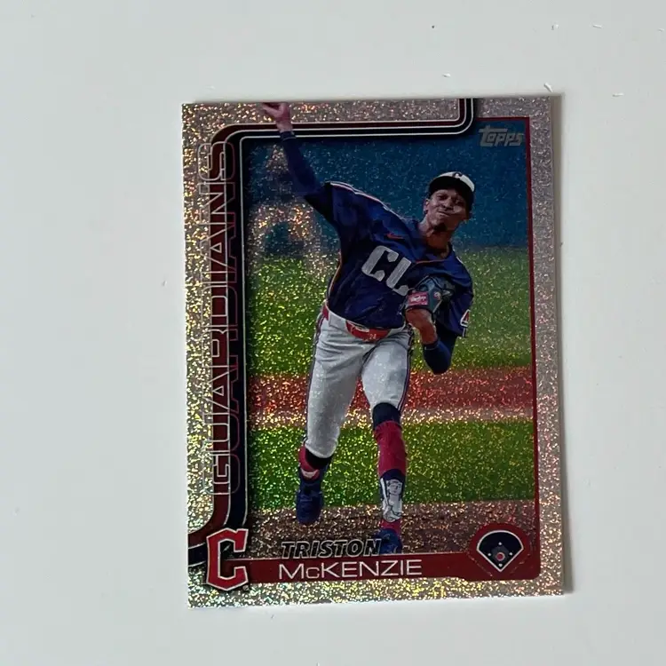 Triston McKenzie Topps Sandglitter Cleveland Guardians