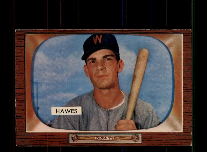 1955 Bowman #268 Roy Lee Hawes - (pk-tl3) - Washington Senators