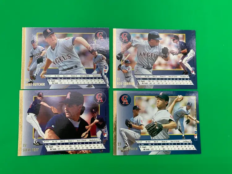 Fleer Ultra 1994 MLB California Angels Lot of 19 Different Trading Cards