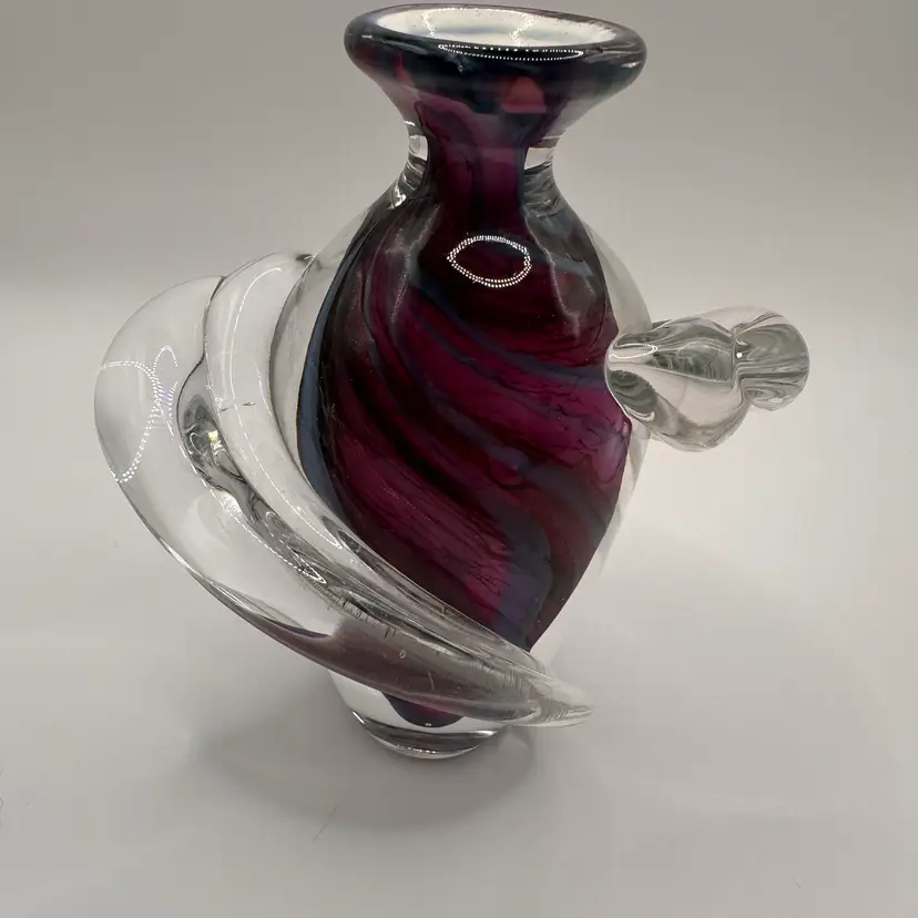 Hal David Berger Signed Sommerso Art Glass