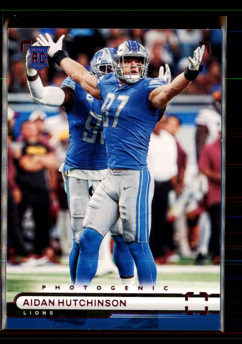 Aidan Hutchinson 2022 Panini Chronicles Pink Photogenic #PH-42 - (113) - Detroit Lions