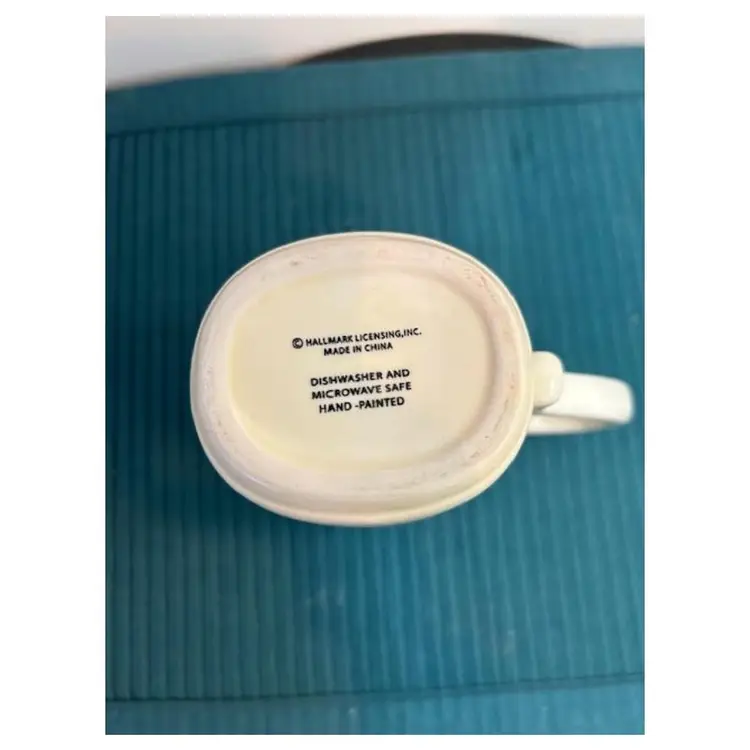 HALLMARK 6" Mug with Santa on Sleigh with Reindeer