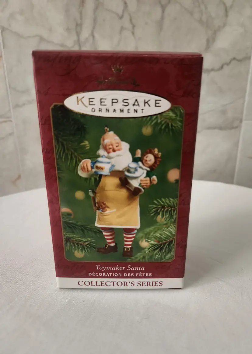 2001 Hallmark Keepsake Ornament Toymaker Santa