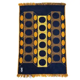 Vtg Fieldcrest Yves St Laurent Hand Towel Geometric Print YSL Groovy Gold Black