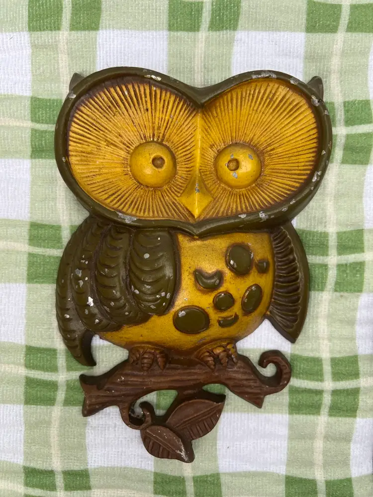 Vintage Metal Owls