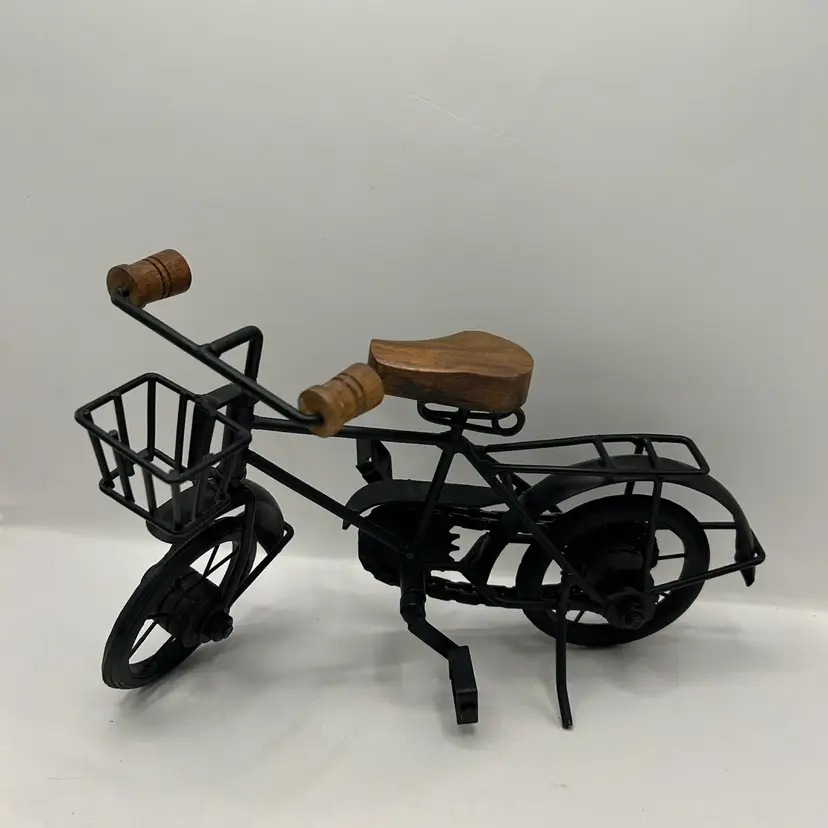 For Kathleen Metal Bike With Wooden Handles And Seat