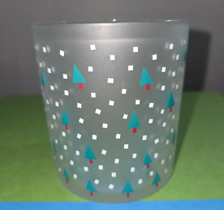 Vintage Neiman Marcus Frosted Lowball Glasses (7)