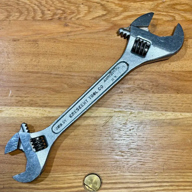 10” Crescent Double Ended Adjustable Wrench Crestoloy Steel Made In USA