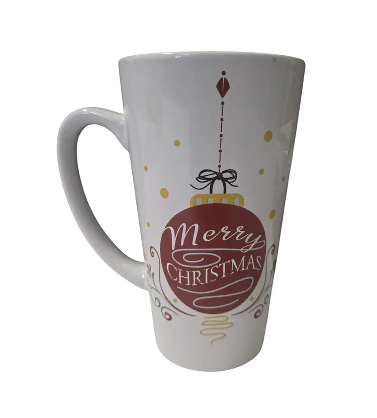 Old East Main Co. Merry Christmas Tall Coffee Mug Ornament Design Holiday