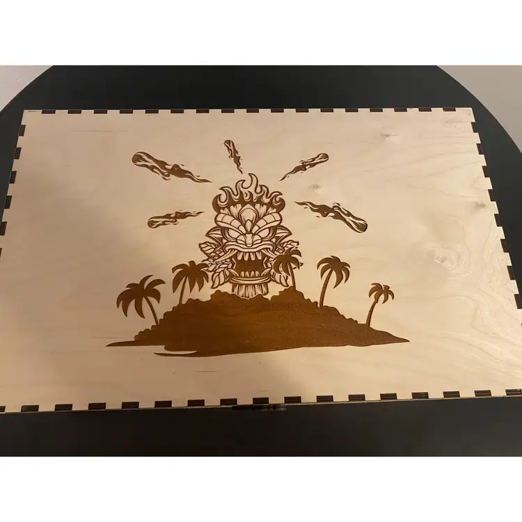 Fireball Island: The Curse of Vul-kar INCLUDING ALL Expansions, Broken Token Wooden Vault AND Broken Token Wooden Organizer