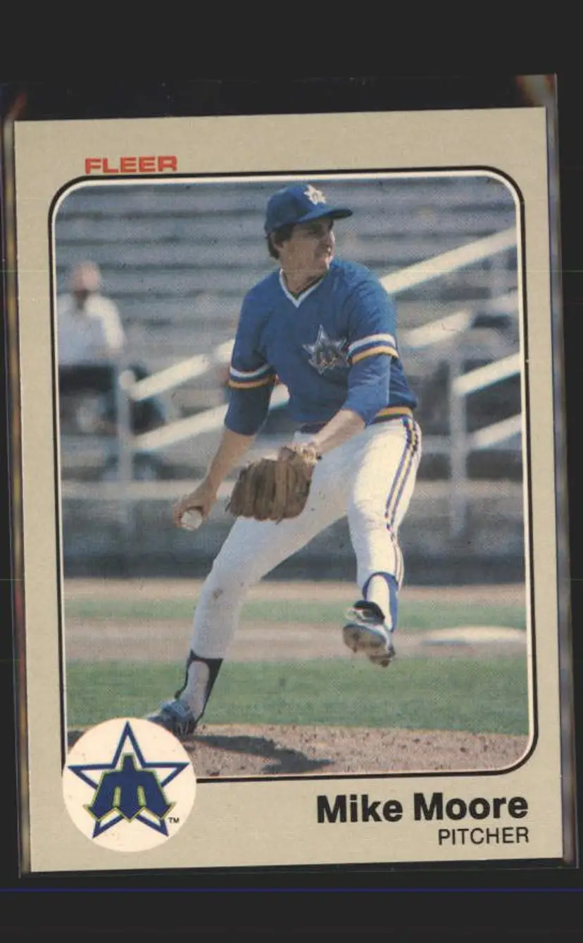 1983 Fleer #482 Mike Moore - (137) - Seattle Mariners