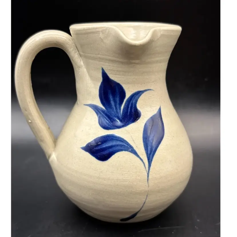 Left Handed Williamsburg Virginia Clay Pitcher