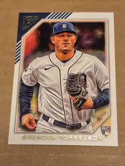 Spencer Torkelson (RC) 2022 Topps Gallery SSP Art Variation #132 Tigers
