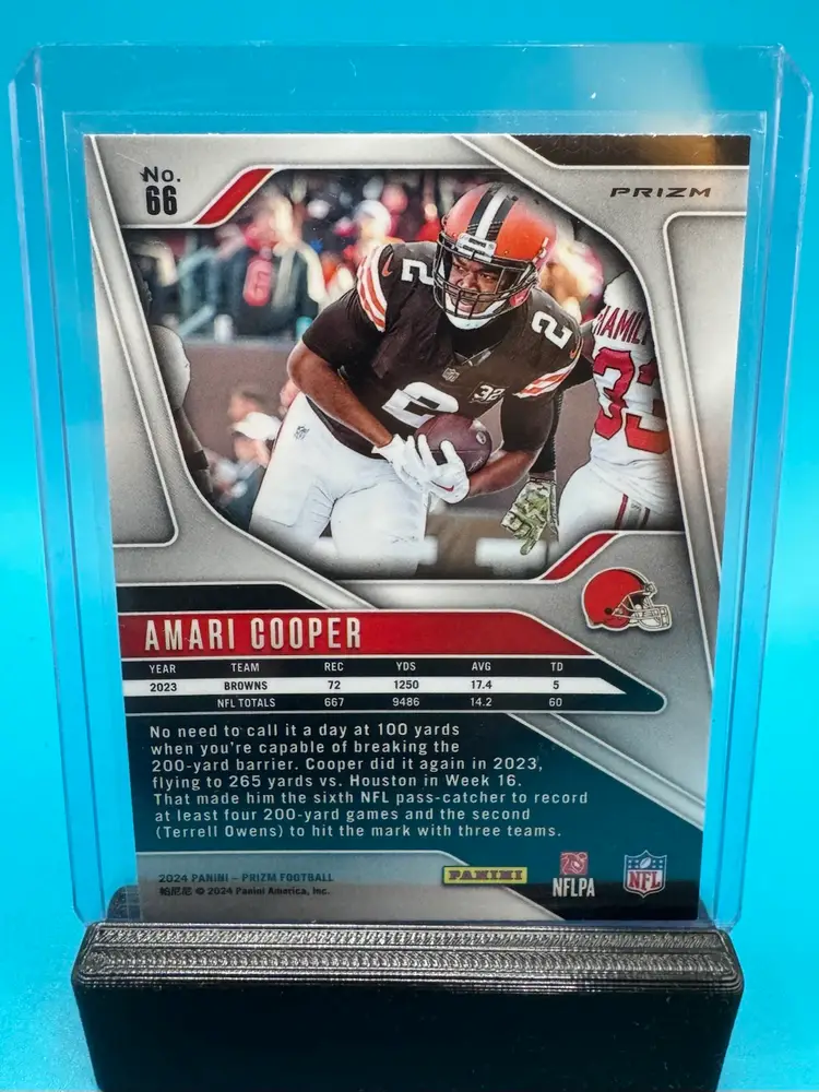 Amari Cooper Prizm Silver Buffalo Bills