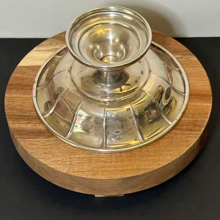 Vintage Silver Plated Pedestal Bowl